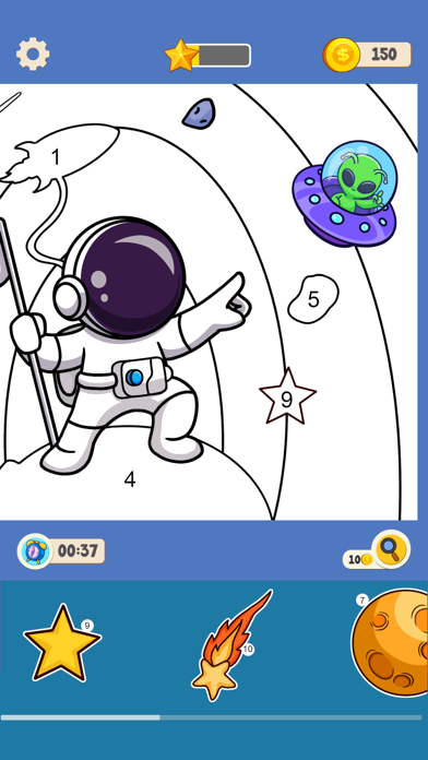 Sticker Puzzle - Coloring Book Screenshot