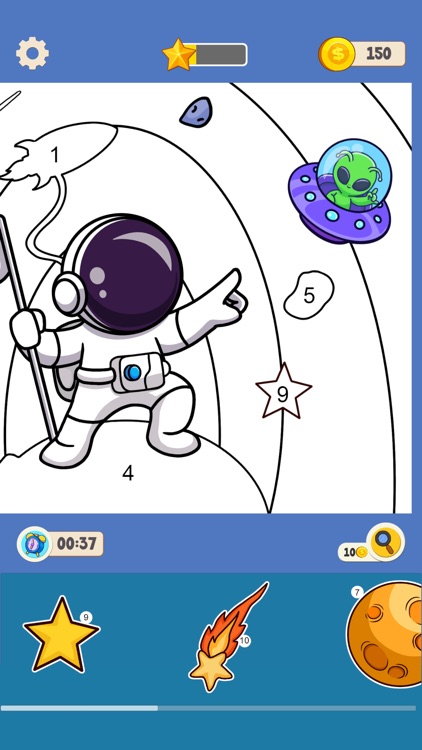 Sticker Puzzle - Coloring Book screenshot-3