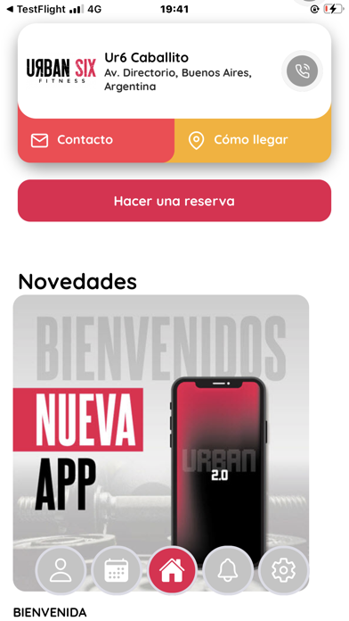 Urban Six Fitness Screenshot
