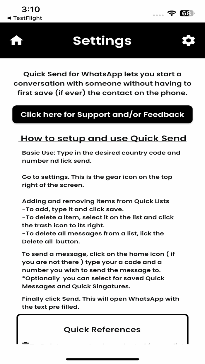 Quick Send for WhatsApp