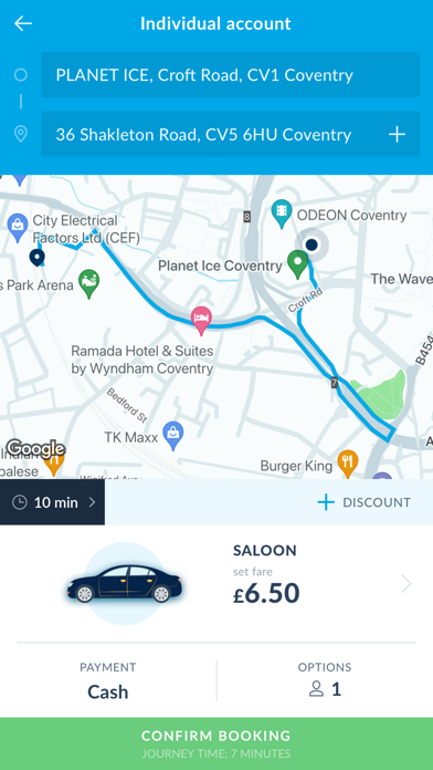 Central Taxis (West Midlands) Screenshot