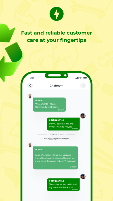 Pakam -Household Recycling App Screenshot