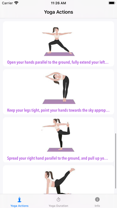 YogaBodyActions Screenshot