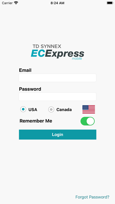 ECExpress Mobile Screenshot