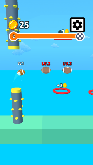 Screenshot #1 pour Flappy Super Ball 3D