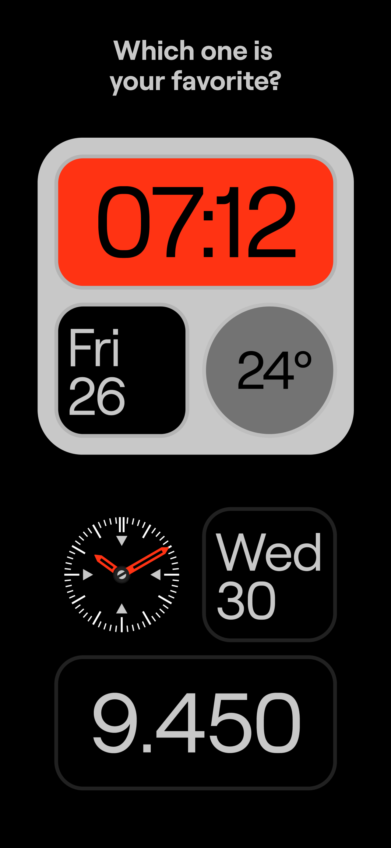 Timedash Widget