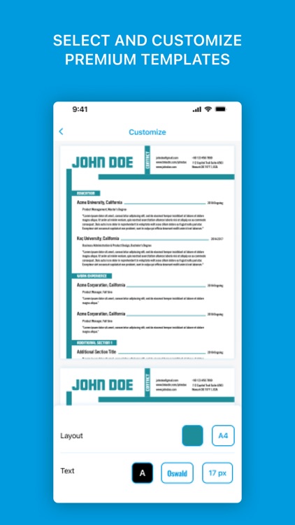 PDF Resume Creator screenshot-4