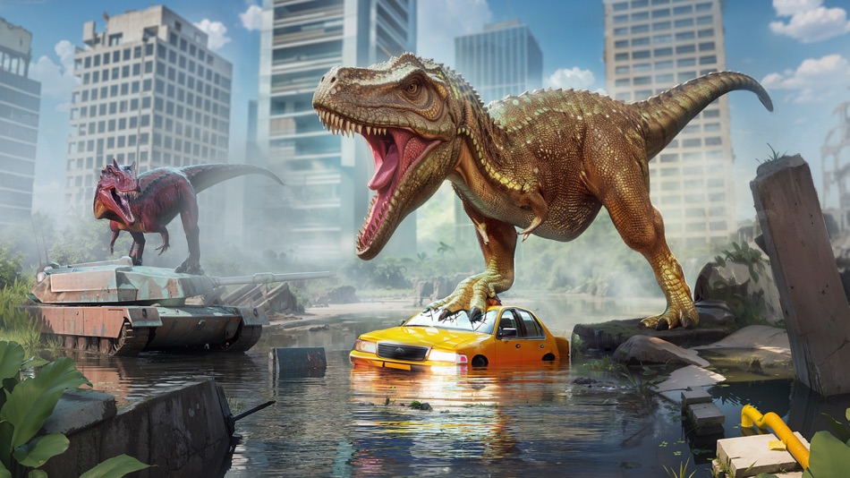 Dino Crash 3D — Dinosaur Wars - 2.2.2 - (iOS)