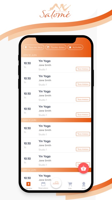 Yoga & Pilates avec Salomé Screenshot