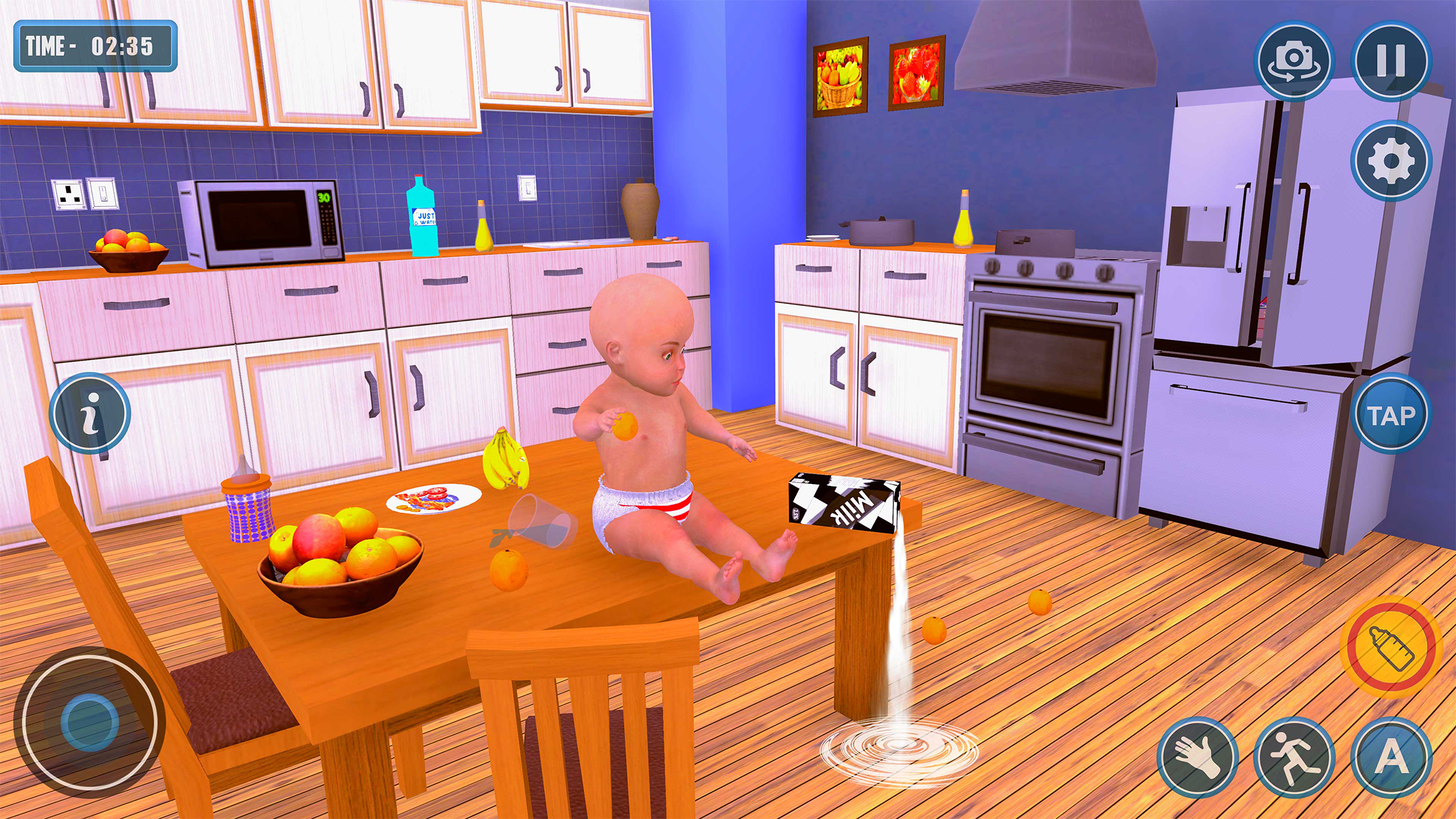 Virtual Baby and Mom Simulator