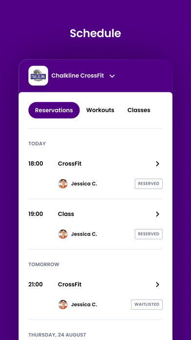 Chalkline CrossFit Screenshot