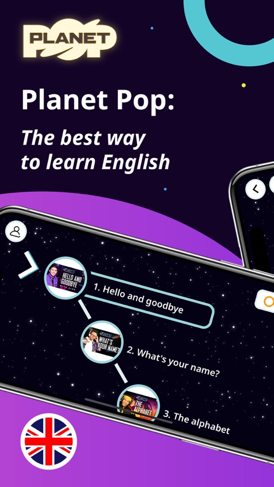 #1. Planet Pop - English4Kids (iOS) By: phase-6 GmbH