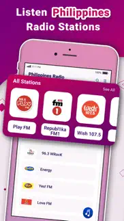 philippines radio - live fm iphone screenshot 1