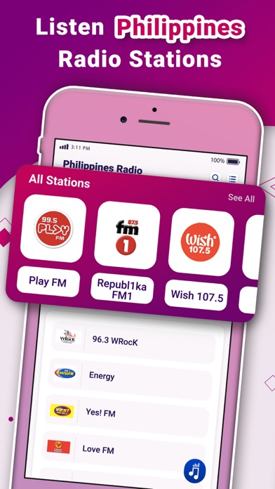 Screenshot #1 pour Philippines Radio - Live FM