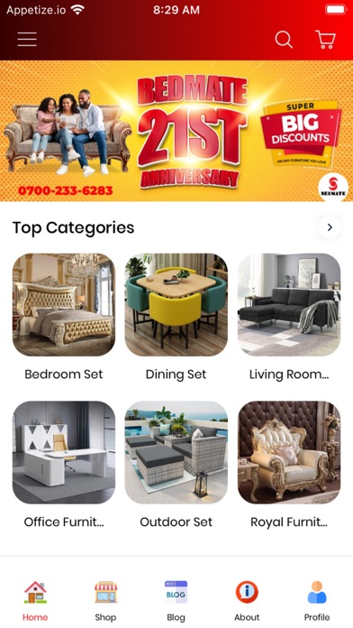 Bedmate Furniture Nigeria Screenshot