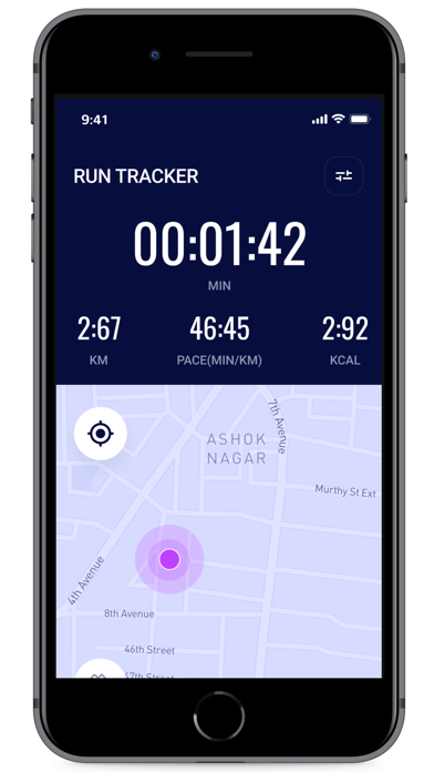 Tracker: Running, Step, Water Screenshot