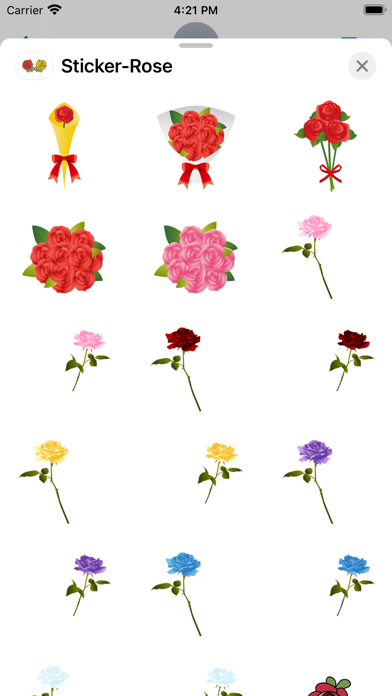 Sticker Rose Screenshot
