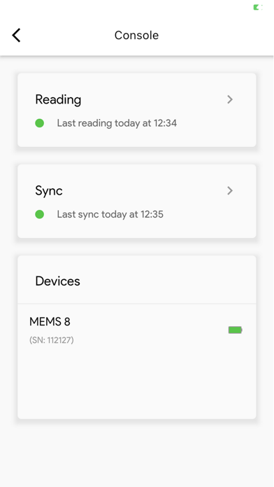 MEMS Mobile for Research Screenshot
