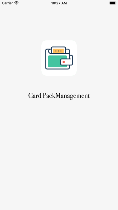Screenshot #1 pour Card PackManagement