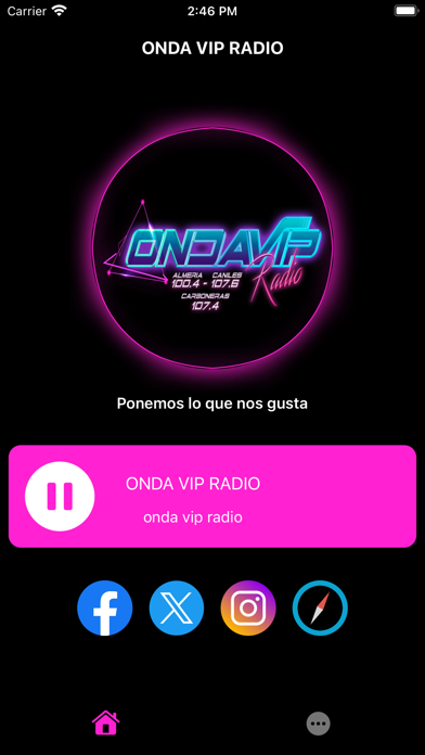 Onda Vip Radio Almeria Screenshot