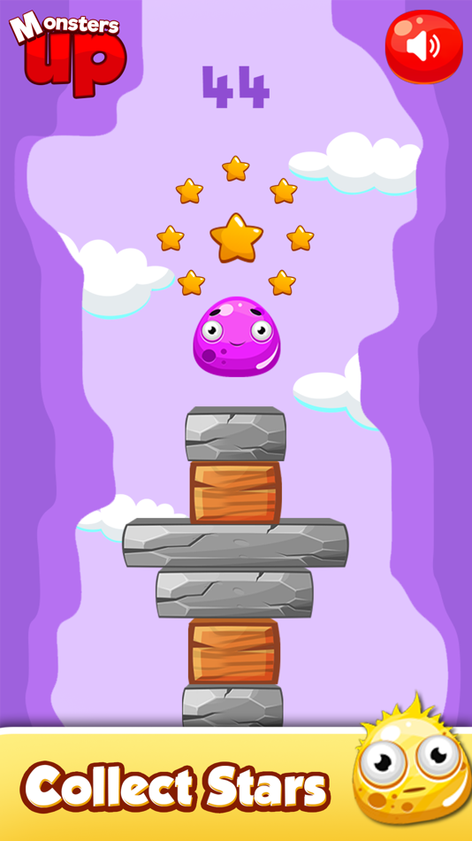 #5. Monsters UP - Jump Jump (iOS) 由: GAMESFLY TECHNOLOGIES PRIVATE LIMITED