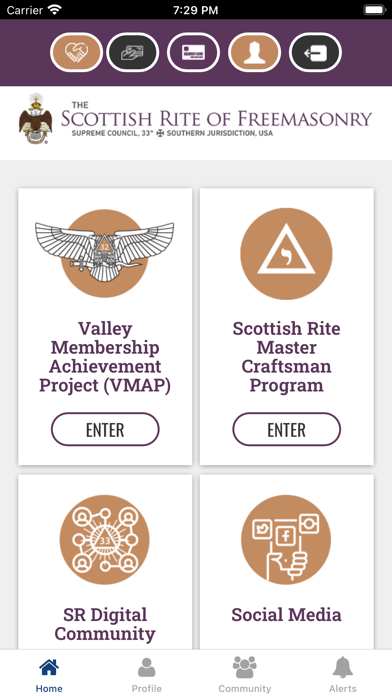 Scottish Rite S. J. App Screenshot