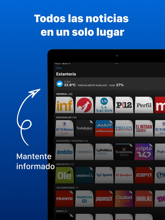 Screenshot #4 pour Diarios Argentinos