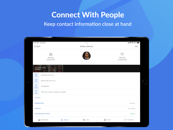 Screenshot #5 pour Planning Center People