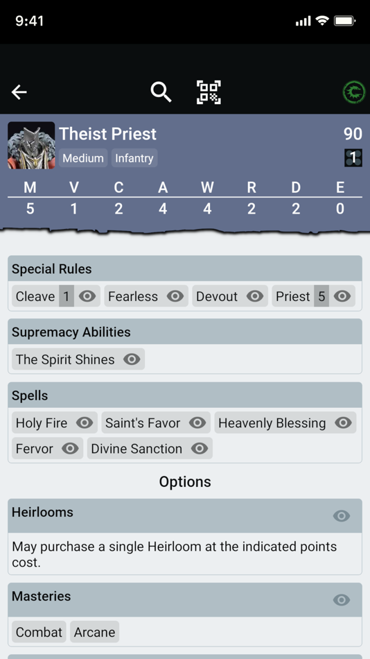 #3. Conquest Companion App (iOS) 由: Para Bellum Games