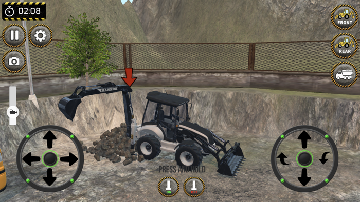 Backhoe Loader Truck Simulator
