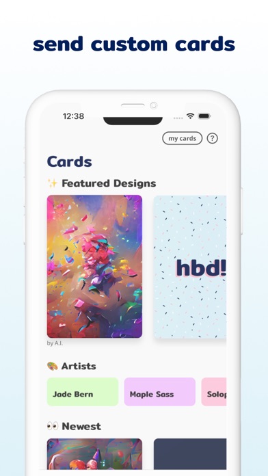 hbd: birthday reminders, cards Screenshot