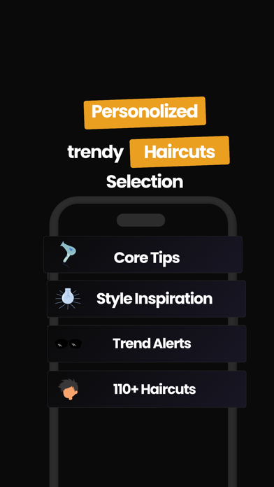 Men's Hair Cuts & Hairstyle Screenshot