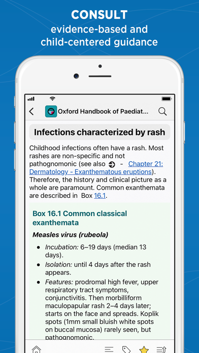 Oxford Handbook of Pediatrics Screenshot