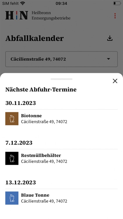 Abfall App Heilbronn screenshot-3