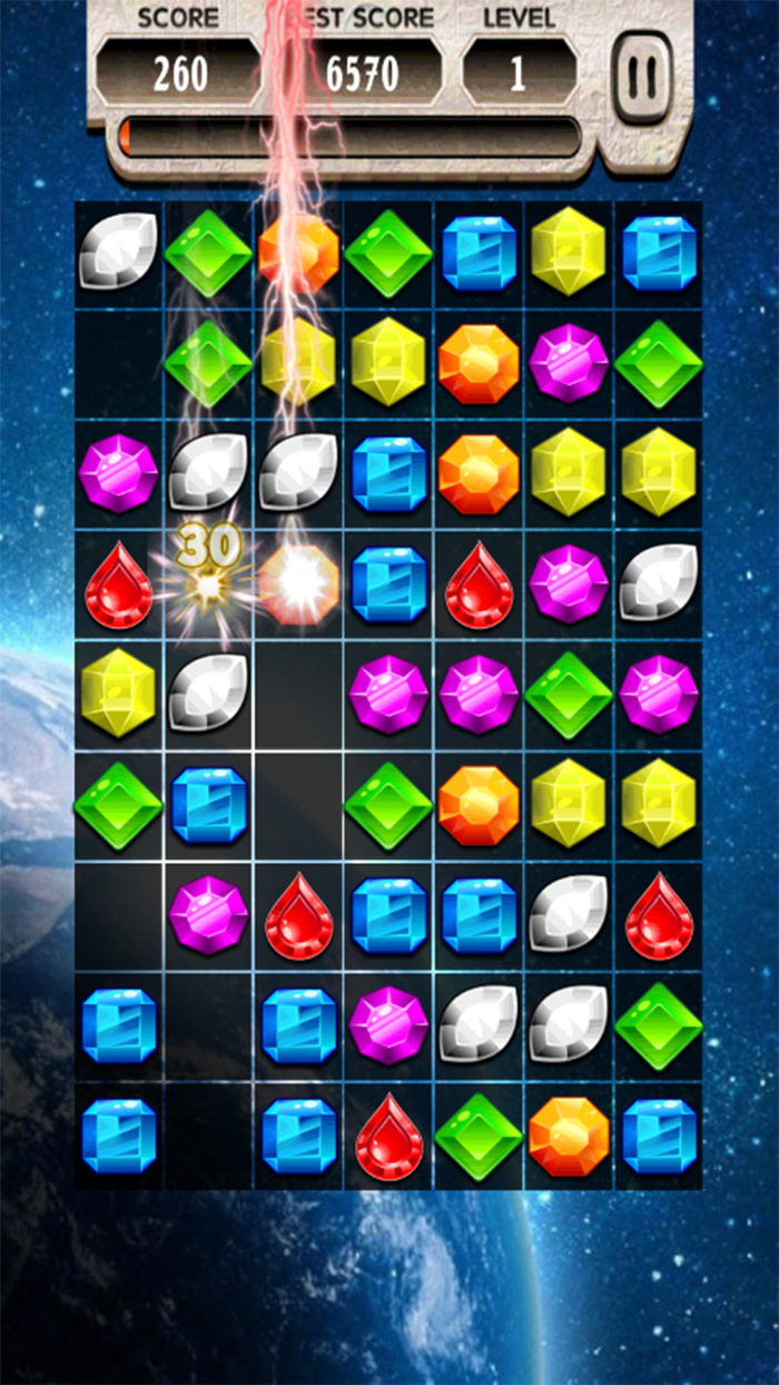 Gemstone puzzle crush