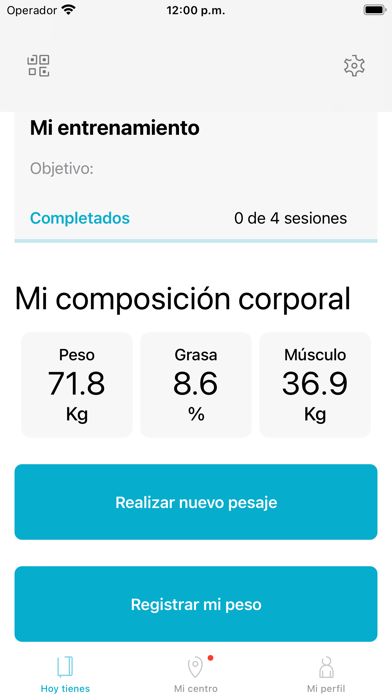 Inacua Training Screenshot