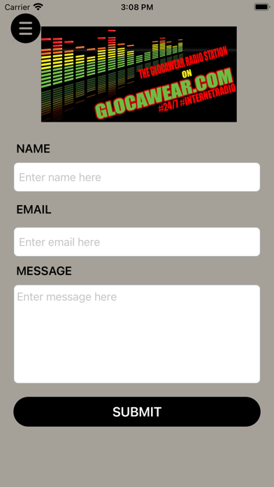 Glocawear Radio Screenshot