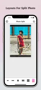 Photo Split - Grid Style Crop screenshot #2 for iPhone