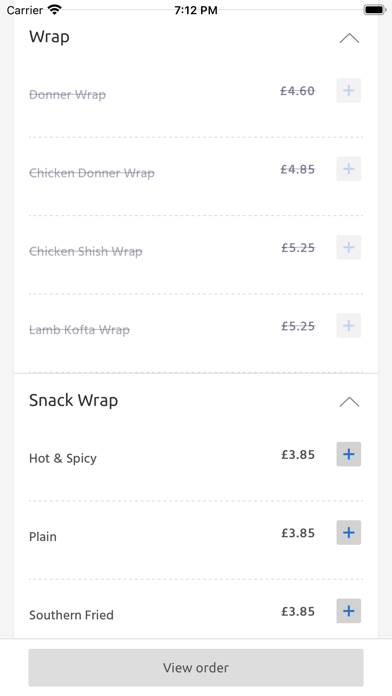 Simons Fish & Chips, Screenshot