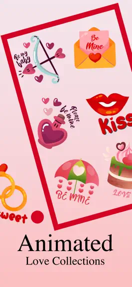 Game screenshot Animated Love Stickers! apk