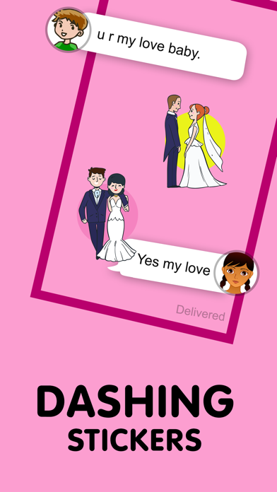Bride Groom Stickers Pack Screenshot