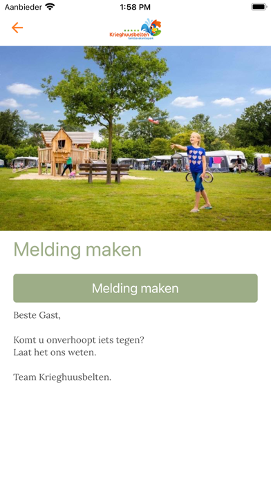 Vakantiepark Krieghuusbelten Screenshot