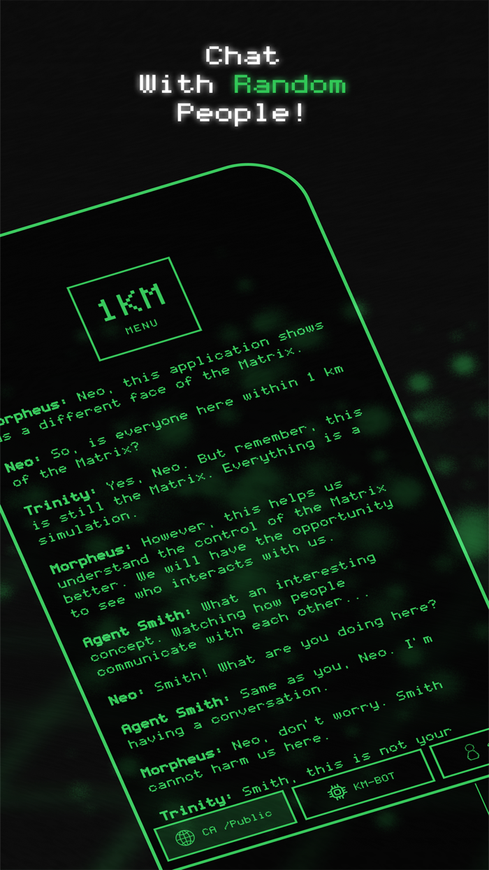 1 KM - AI Chatbot and Strangers