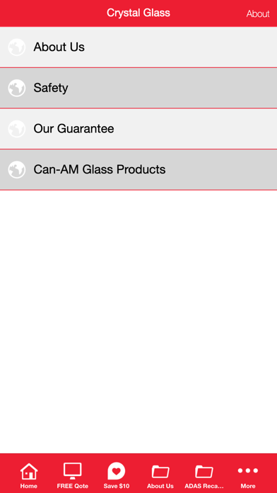 Crystal Glass Canada Screenshot