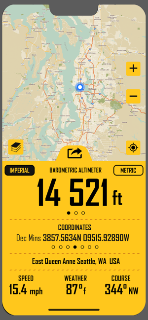 ‎Altimeter Just Altitude Screenshot