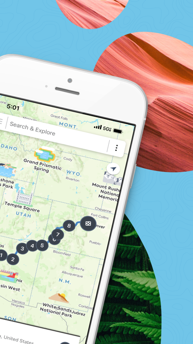 Roadtrippers - Trip Planner Screenshot