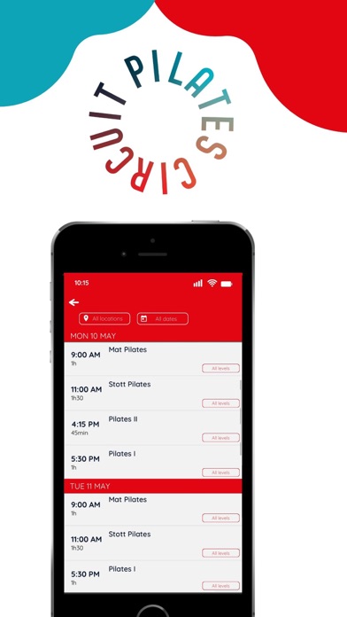Pilates Circuit Screenshot