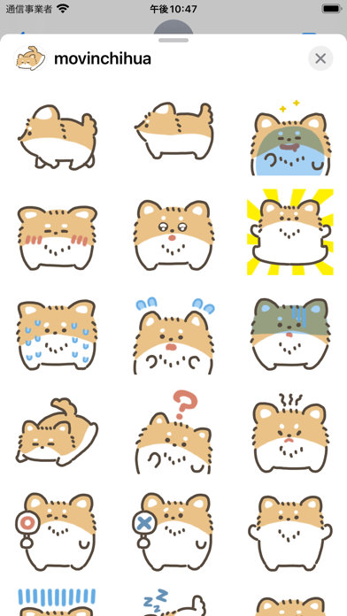 Screenshot #2 pour movin chihuahua sticker