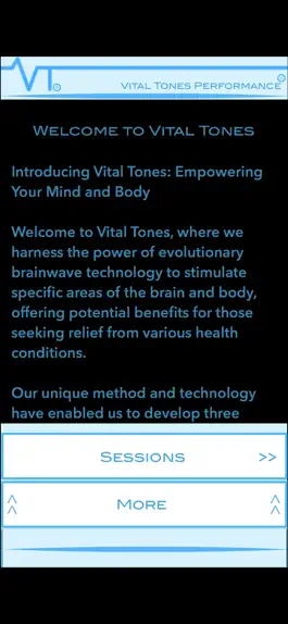Game screenshot Vital Tones Performance apk