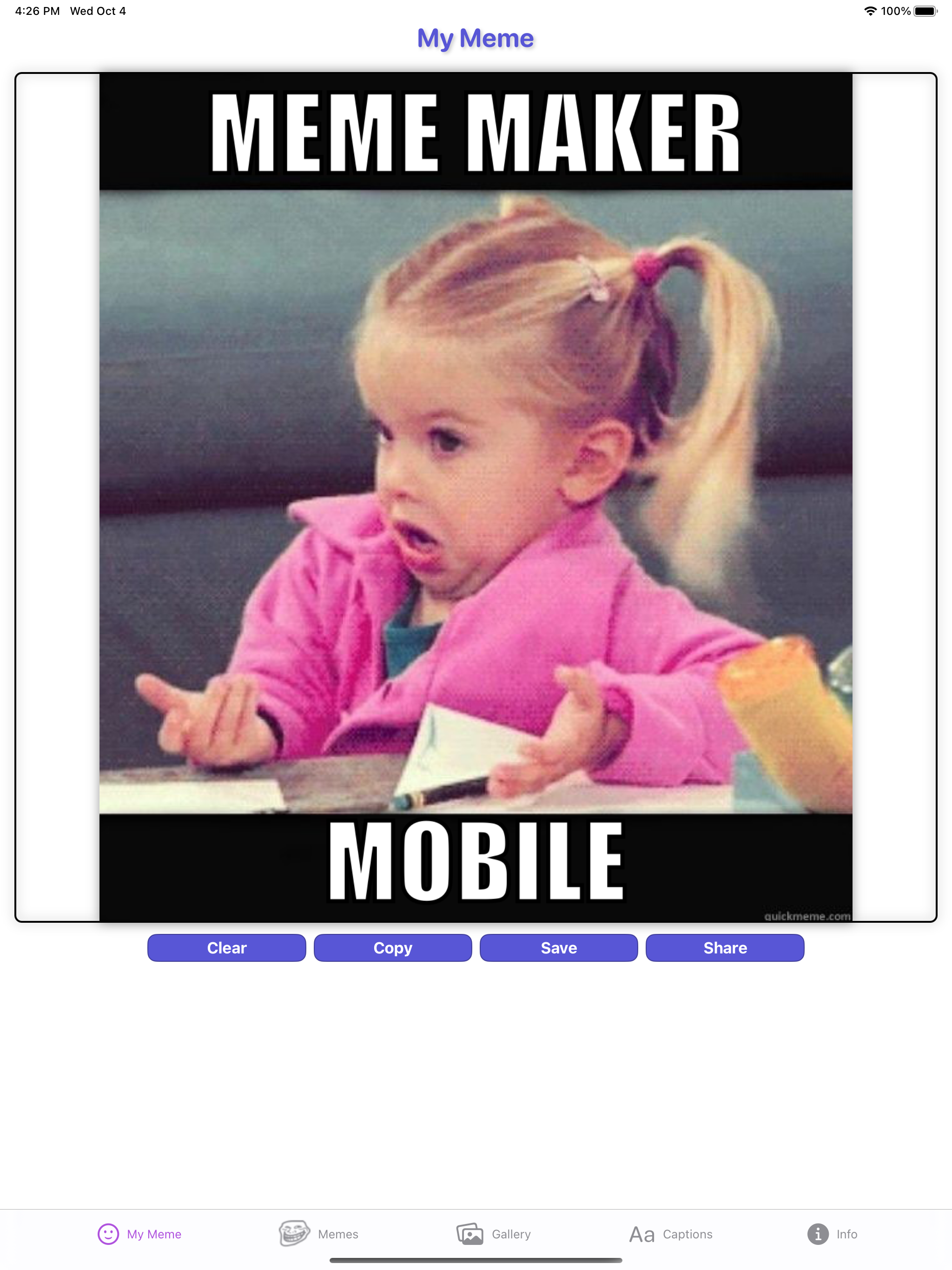 Meme Maker Mobile
